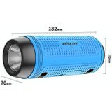 ZEALOT A1 Multifunctional Bass Wireless Bluetooth Speaker  Built-in Microphone  Support Bluetooth Call & AUX & TF Card & LED Lights (Blue)