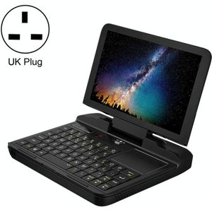 GPD MicroPC Mini Gaming Laptop  6.0 inch  8GB+256GB  Windows 10 Intel Celeron N4120 Quad Core  Ondersteuning Dual Band WiFi & Bluetooth > TF-kaart  UK Plug(Black)