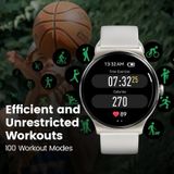 Origineel Xiaomi Youpin Haylou Solar Lite smartwatch  1 38 inch scherm siliconen band  ondersteuning 100 sportmodi / gezondheidsmonitoring