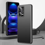 Voor Xiaomi Redmi Note 12 Pro+ all-inclusive lens Frosted metalen telefoonhoes