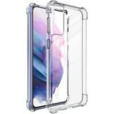 For Samsung Galaxy S21 Plus 5G IMAK All-inclusive Shockproof Airbag TPU Case with Screen Protector(Transparent)