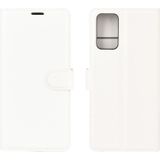 For Samsung Galaxy Note20 Litchi Texture Horizontal Flip Protective Case with Holder & Card Slots & Wallet(White)