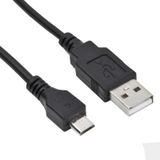 Micro USB Port USB Data Cable for Samsung / Nokia / LG / BlackBerry / HTC One X /Amazon Kindle / Sony Xperia etc  Length: 1m(Black)