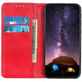 For Galaxy A41 Magnetic Retro Crazy Horse Texture Horizontal Flip Leather Case with Holder & Card Slots & Wallet(Red)