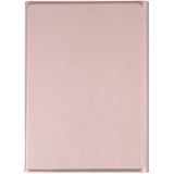 A06 Afneembare lambextuur ultradunne TPU Bluetooth-toetsenbord lederen tas met standaard voor ipad mini 6 (rose goud)