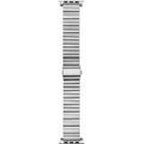 Voor Apple Watch Ultra 49mm / Series 8&7 45mm / SE 2&6&SE&5&4 44mm / 3&2&1 42mm platte gesp titanium legering horlogeband