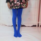 Spring Summer Autumn Solid Color Pantyhose Ballet Dance Tights for Kids(Sapphire)