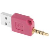 USB Data Dock Charger Adapter  For iPod shuffle 3rd / 2nd  Length: 4.6cm(Magenta)