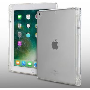 Transparent TPU Soft Protective Back Cover Case for iPad Pro 9.7 inch & iPad 9.7 (2018) & iPad 5 & 6  with Pen Slots