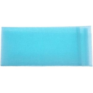2 PCS Long Nylon Mesh Bath Shower Body Washing Clean Exfoliate Puff Scrubbing Towel Cloth Scrubbers Body Face Wash Cleaning Towel(Blue)