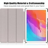 For Huawei Enjoy Tablet 2 10.1 inch / Honor Pad 6 10.1 inch Colored Drawing Pattern Horizontal Flip Leather Case with Three-folding Holder & Sleep / Wake-up Function(Starry Sky)