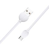 awei CL-62 2 in 1 2.5A USB-C / Type-C Charging + Transmission Aluminum Alloy Double-sided Insertion Data Cable  Length: 1m (White)
