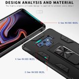For Samsung Galaxy Note 9 Soldier Armor Shockproof TPU + PC Magnetic Protective Case with Holder(Black)