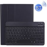 A11BS Ultra-thin ABS Detachable Bluetooth Keyboard Protective Case with Backlight & Pen Slot & Holder for iPad Pro 11 inch 2021 (Black)