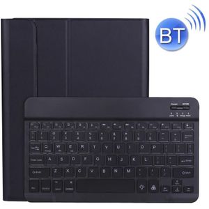 A11BS Ultra-thin ABS Detachable Bluetooth Keyboard Protective Case with Backlight & Pen Slot & Holder for iPad Pro 11 inch 2021 (Black)