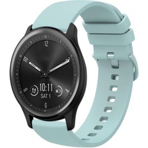 Voor Garmin Vivomove Sport 20 mm effen kleur zachte siliconen horlogeband