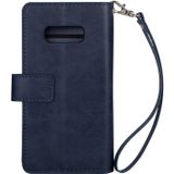 For Samsung Galaxy S10e Multifunctional Zipper Horizontal Flip Leather Case with Holder & Wallet & 9 Card Slots & Lanyard(Blue)