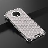 For OnePlus 7T Shockproof Honeycomb PC + TPU Case(Grey)