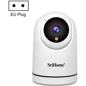 SriHome SH042 2.0MP 1080P HD AI WiFi Pan-tilt bewakingscamera (EU-stekker)