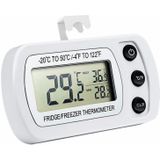 2 PCS Digital LCD Thermometer Fridge Temperature Sensor Freezer Thermometer(White)