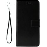 For Sony Xperia 5 III Crazy Horse Texture Horizontal Flip Leather Case with Holder & Card Slots & Lanyard(Black)