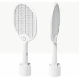 LED Mosquito Swatter USB Mosquito Killer  Colour: Green (With Base)