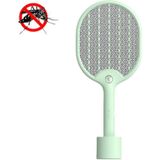 LED Mosquito Swatter USB Mosquito Killer  Colour: Green (With Base)