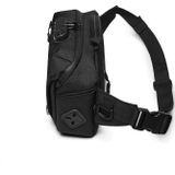 Ozuko 9257 Men Outdoor Sports Waist Bag Anti-Theft Shoulder Messenger Bag(Black)