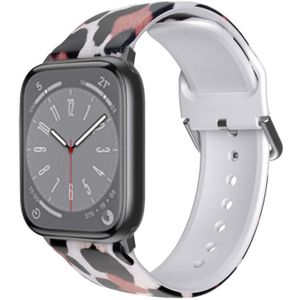 Ademende TPU-horlogeband voor Apple Watch Ultra 49 mm / serie 8 & 7 45 mm / SE 2 & 6 & SE & 5 & 4 44 mm / 3 & 2 & 1 42 mm
