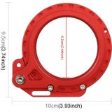 PULUZ Aluminum Alloy 67mm to 62mm Swing Wet-Lens Diopter Adapter Mount for DSLR Underwater Diving Housing(Red)