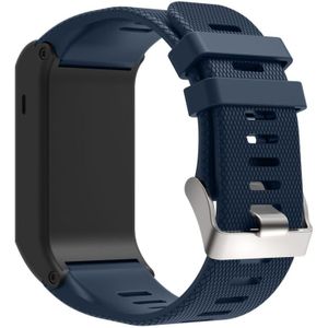 Silicone Sport Wrist Strap for Garmin Vivoactive HR (Dark Blue)