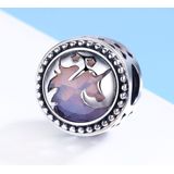 S925 Sterling Silver Pendant Pink Fantasy Unicorn Beads DIY Bracelet Necklace Accessories