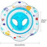 Intime PVC Infant Thick Double Underarm Swimming Ring Sitting Ring(Blue)