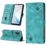 Voor Samsung Galaxy Note10 Pro / Note10 Pro 5G / Note10+ Skin-feel relif lederen telefoonhoes