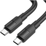 hoco X84 60W USB-C / Type-C naar USB-C / Type-C solide oplaaddatakabel (Lengte): 1m