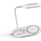 Multi-Function USB LED Lamp Touch Light with Qi Wireless Charging Pad(White)