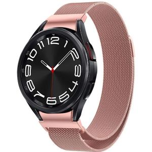 Voor Samsung Galaxy Watch 6 Milanese metalen horlogeband