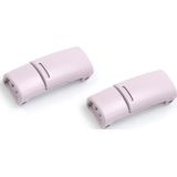 4 sets SLK28 metalen magnetische gesp Elastische gratis gebonden veters  stijl: roze magnetische gesp