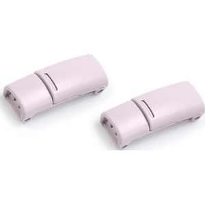 4 sets SLK28 metalen magnetische gesp Elastische gratis gebonden veters  stijl: roze magnetische gesp