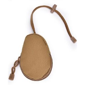 Mini Outdoor Hiking EDC Carrying Bag Key Coin Purse(Brown)