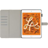 Voor iPad mini 5 / 4 / 3 / 2 / 1 Smart-tablethoes van geverfd leer (etnische stijl)