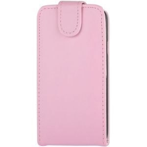 Vertical Flip Leather Case with Credit Card Slot for Galaxy S5 / G900(Pink)