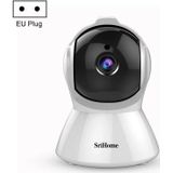 SriHome SH025 2.0 Million Pixels 1080P HD AI Auto-tracking IP Camera  Support Two Way Audio / Motion Tracking / Humanoid Detection / Night Vision / TF Card  EU Plug