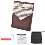 21-Tone Duim Piano Kalimba Draagbaar Muziekinstrument (bruine kit)
