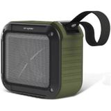 W-KING S7 Mini Wireless Waterproof Loudspeaker With TF/FM/AUX/NFC Bluetooth Bike Speaker(Army Green)