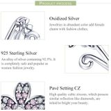 S925 Sterling Silver Beautiful Flowers DIY Bracelet Accessories  Color:Silver