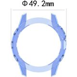 For Garmin Fenix 6 / 6 Pro Smart Watch Half Coverage TPU Protective Case(Transparent Purple)