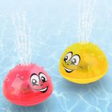 Gele baby badkamer spelen water bad speelgoed kinderen elektrische inductie sprinkler bal met licht & muziek