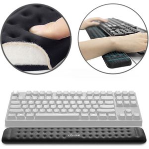 Mechanical Keyboard Wrist Rest Memory Foam Mouse Pad  Size : M (Black)