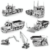 3D Metal Assembly Model Engineering Vehicle Series DIY Puzzel Speelgoed  Stijl: Loader